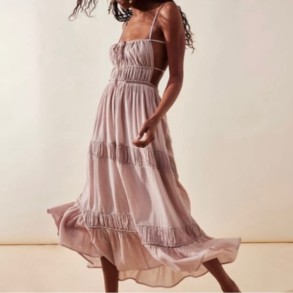 Taking Sides Maxi Dress Free People